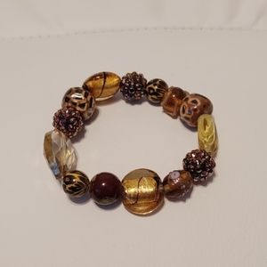Beaded stretch bracelet